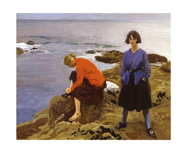 'By the Shore' by Laura Knight (1887 - 1970) (A953)