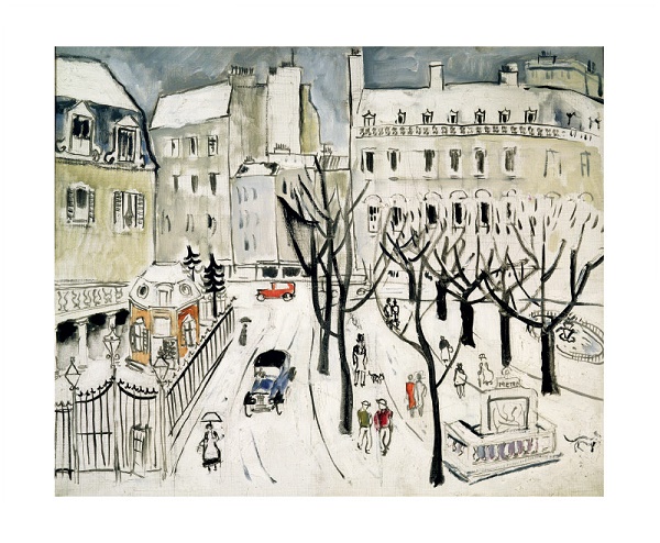 'Paris Snowscene' 1926 by Christopher Wood 1901 - 1930 (A981w) 