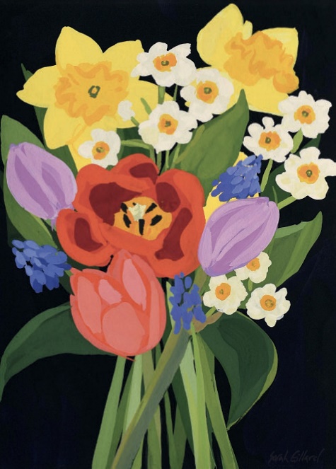 'Daffodils and Tulips' by Sarah Gillard (B552) 