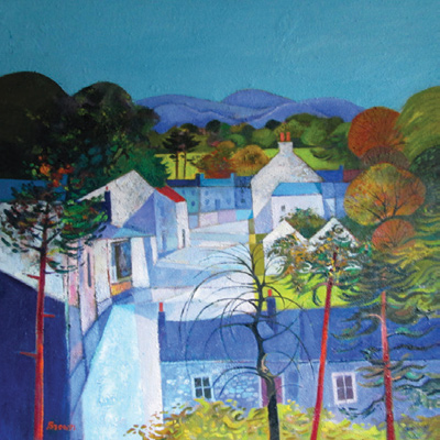 'Road Through the Village' by Davy Brown (H183) 