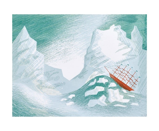 'Icebergs' by Ed Kluz (A471) d Was 2.50, now 1.75