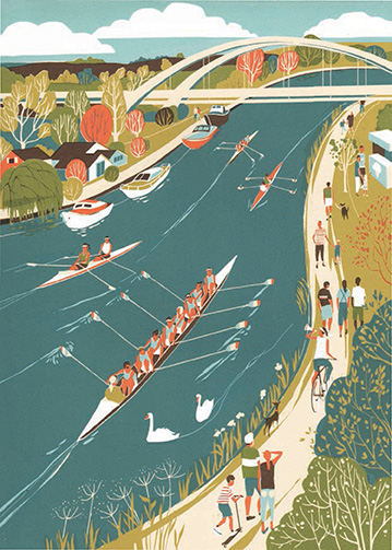 'Walton Rowers' by Eliza Southwood (B446)