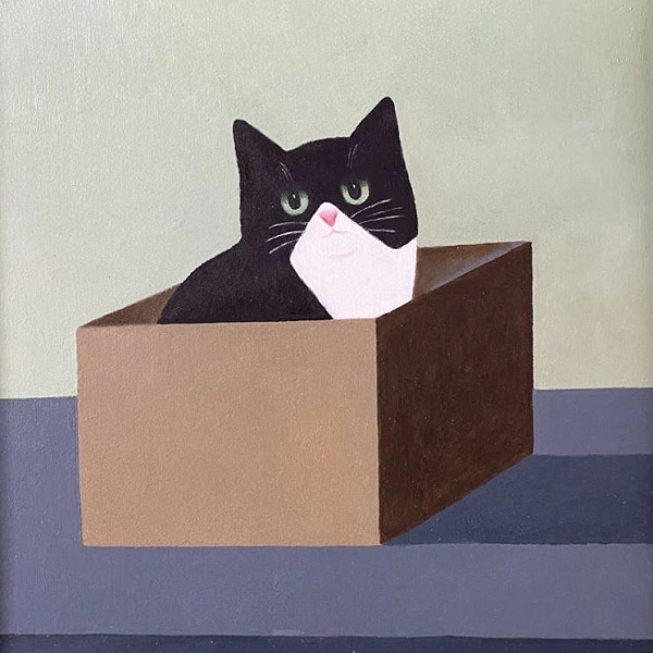 'Cat in a Box' by Martin Leman (Q194) 