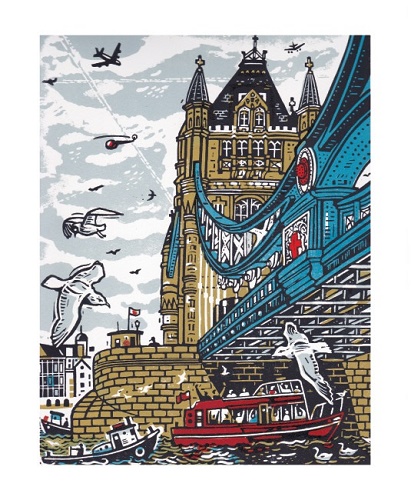 'Under Tower Bridge' by Mick Armson (A869) *