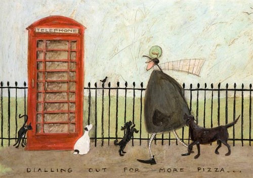 'Dialling out for more pizza' by Sam Toft (C067) *