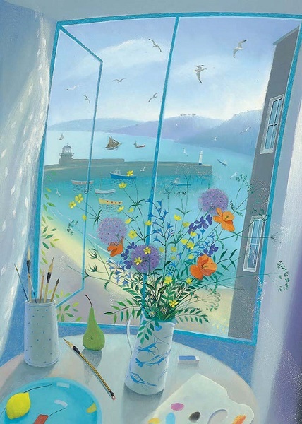 'Window at St Ives' by Nicholas Hely Hutchinson (B577) 