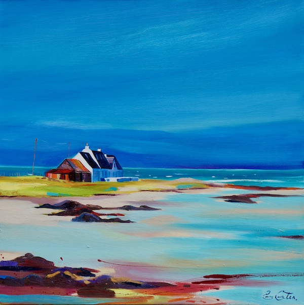 'Beach Row and Barn, Tiree' by Pam Carter (H198)