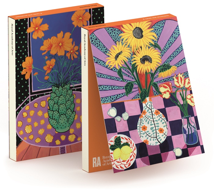'Notecard Wallet' 3 x 2 designs by Eliza Downes (Sunset, Sunflowers and Shells, 2021 / Glow, 2021) NEW