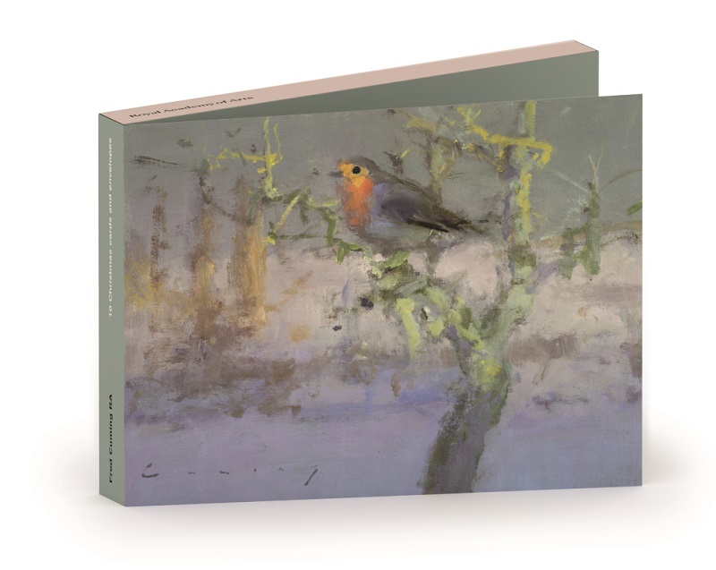 Fred Cuming RA 'Robin in the Snow' (xra41) g3 (10 card wallet) 
