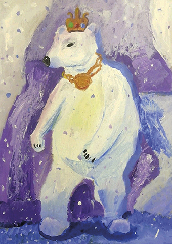 'Polar Bear' by Raigardas Klezyte (CHRISTMAS) (xaps56) d Was 2.95, now 1.45
