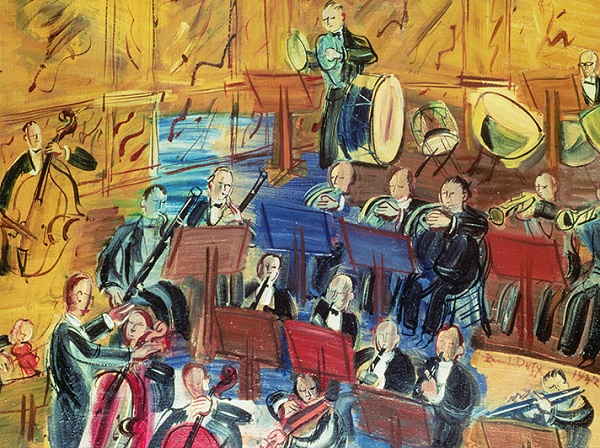 'Orchestra' 1942 by Raoul Dufy (1877  -1953) (W104) 