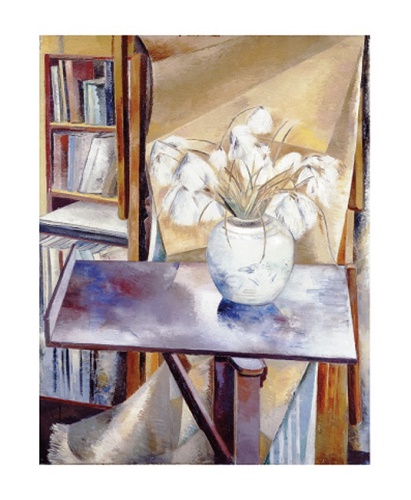 'Still Life with Bog Cotton, 1927' by Paul Nash 1889 - 1946 (A765) d Was 2.50, now 1.75