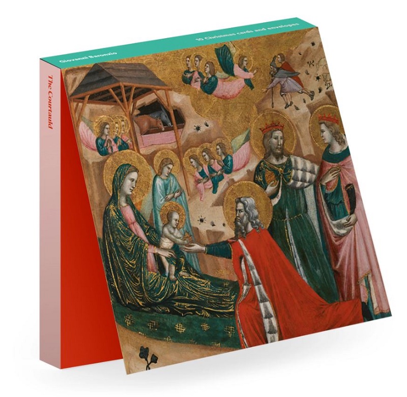 Giovanni Baronzio 'Nativity and Adoration of the Magi' (xcg9) g2 (10 card wallet) Courtauld Gallery 