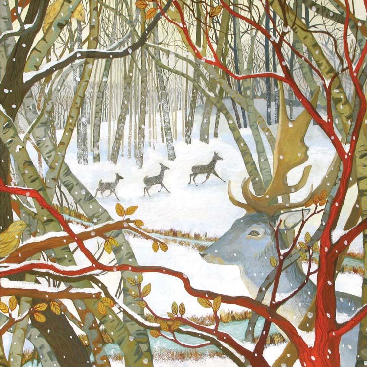 'Three Deers and a Stag' by Melissa Launey (Q149) 