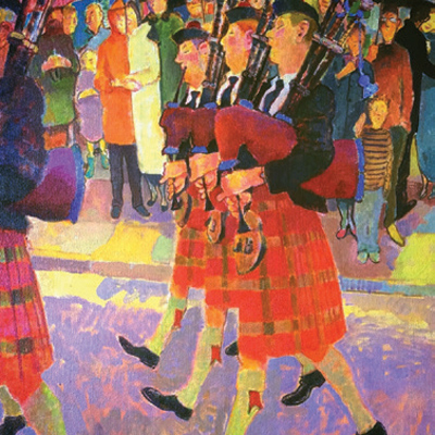 'Pipe Band' by Tim Cockburn (H175) 
