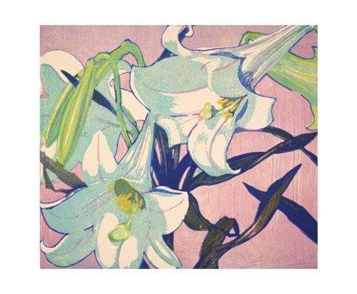 'White Lilies' (1935) by Mabel Royds (A377)