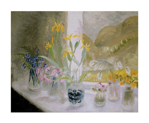 'Wild Flower Window Sill' by Winifred Nicholson (A103) *