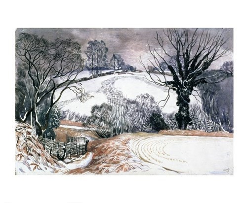 'Winter Afternoon' by John Nash (A733w) 