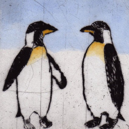 'Penguins' by Richard Spare (CHRISTMAS) (xaps24) d Was 2.95, now 1.45