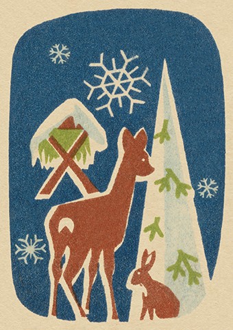'The Bunny and the Deer' (CHRISTMAS) (xaps21) Was 2.95, now 1.45