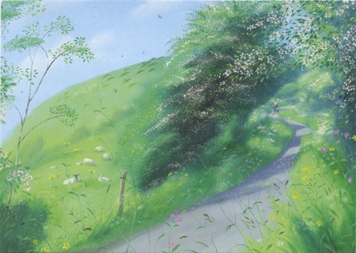 'Bright Spring Morning, Isle of Purbeck' by Nicholas Hely Hutchinson (B282) d