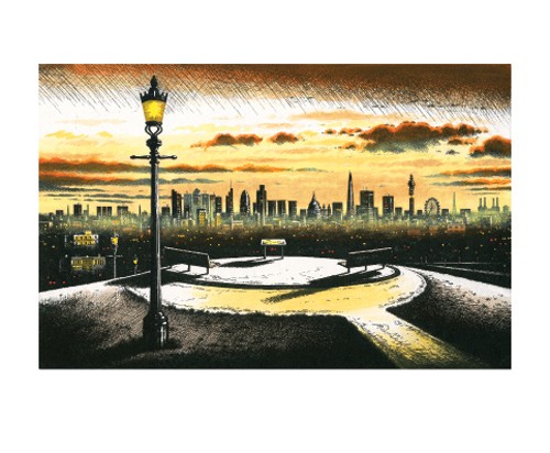 'London from Primrose Hill' by John Duffin (A604) *