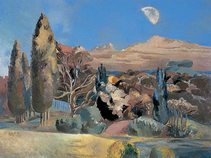 'Landscape of the Moon's First Quarter' by Paul Nash (W092) 