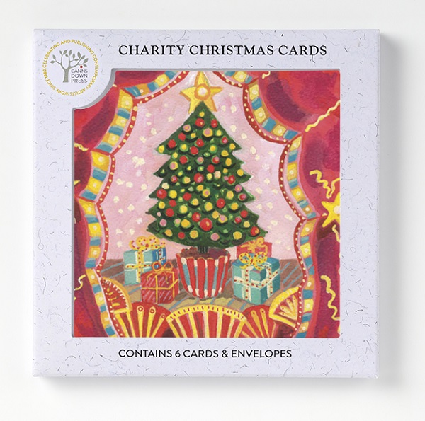 'Christmas Tree Theatre' by Lottie Cole (6 card pack) (xcdp108) Christmas Was 6.50, now 3.95