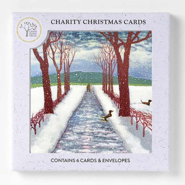 'Hockney's Winter' by Mychael Barratt (6 card pack) (xcdp111) Christmas Was 6.50, now 3.95