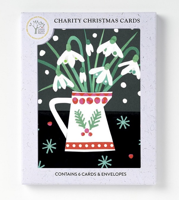 'Snowdrops' by Jane Robbins (6 card pack) (xcdp103) Christmas Was 6.50, now 3.95