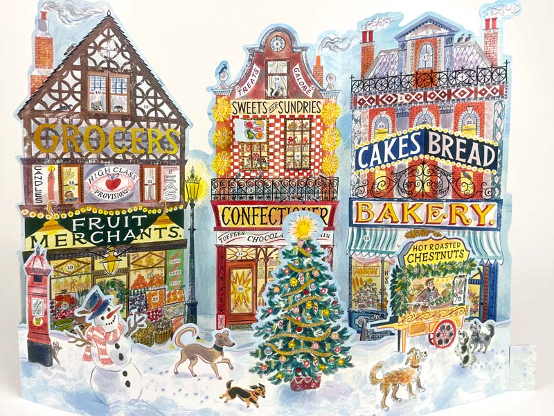 Emily Sutton Advent Calendar 'High Street' (ADCAL12) NEW 20% off listed price