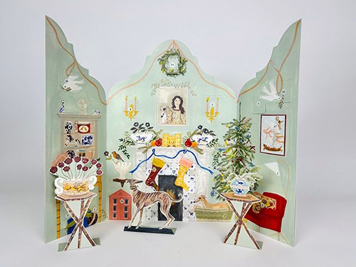 Polly Fern Advent Calendar 'Festive Dutch Gable' (ADCAL14) (AC33) Back In Stock Soon