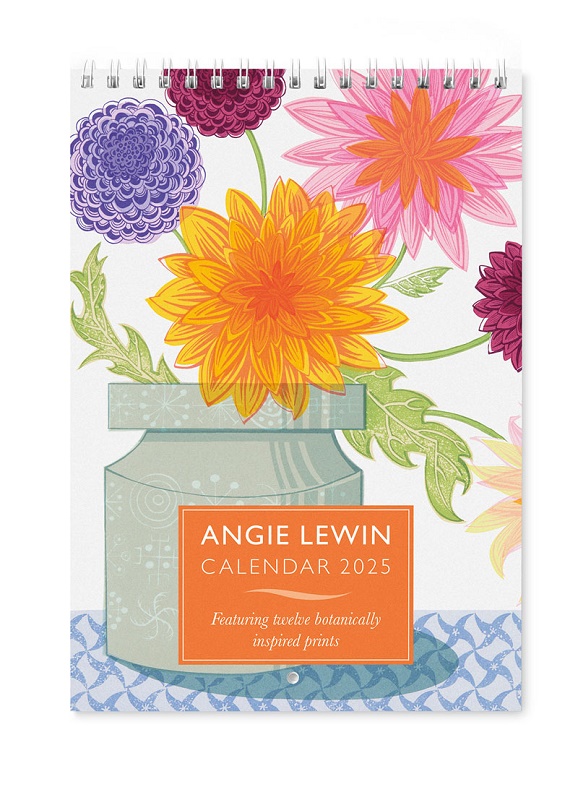 Angie Lewin mini botanical Wall Calendar 2025  Click image for calendar details 