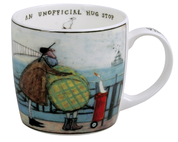 'An Unofficial Hug Stop' Mug by Sam Toft Was 13.00