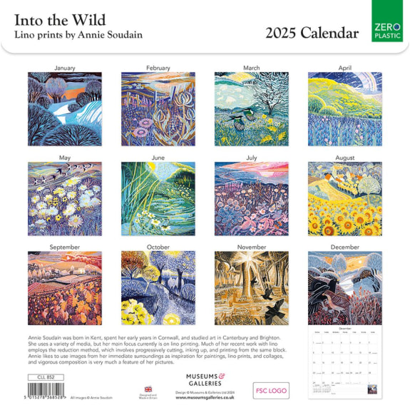 Annie Soudain Flight 'Into the Wild' 2025 Calendar (CAL06) Click image for calendar details