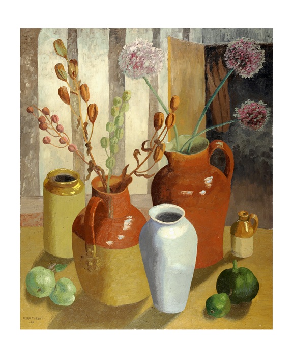 'Margaret's Pots' 1965 by Cedric Morris (1889 - 1982) (A188) 