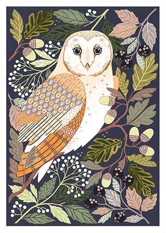 'Barn Owl' by Claire Tuxworth (T126) NEW