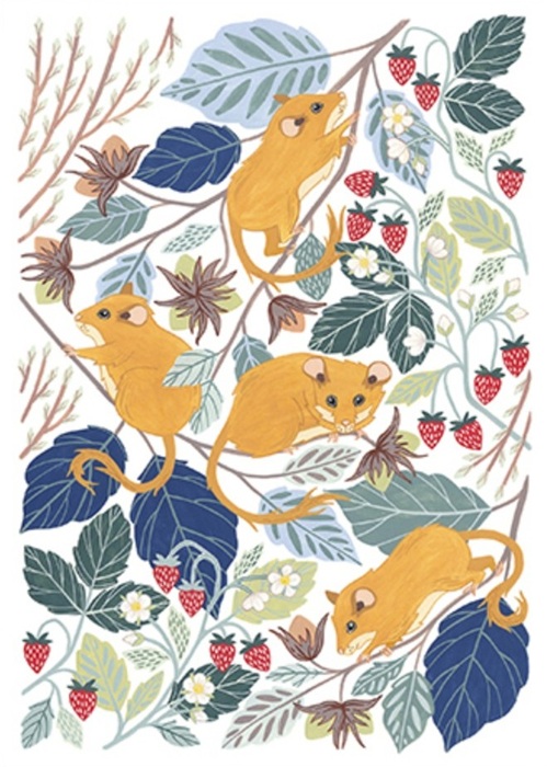 'Hazel Dormice' by Claire Tuxworth (T106) NEW