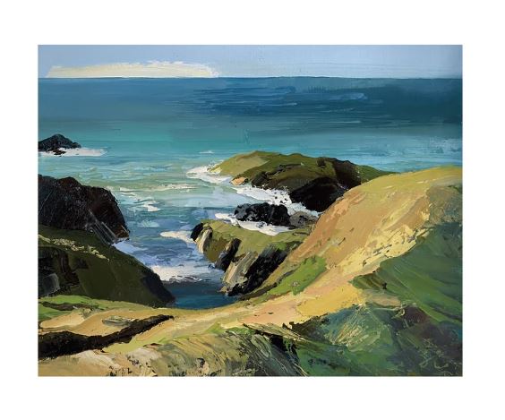 'Coastal Path Whistling Sands' by Sarah Carvell (T118) 