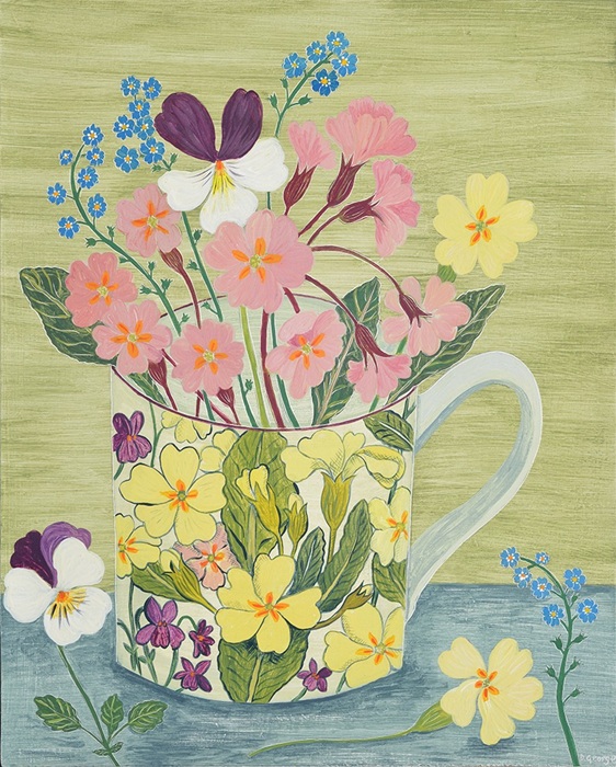 'Primrose Cup' by Debbie George (B633) NEW