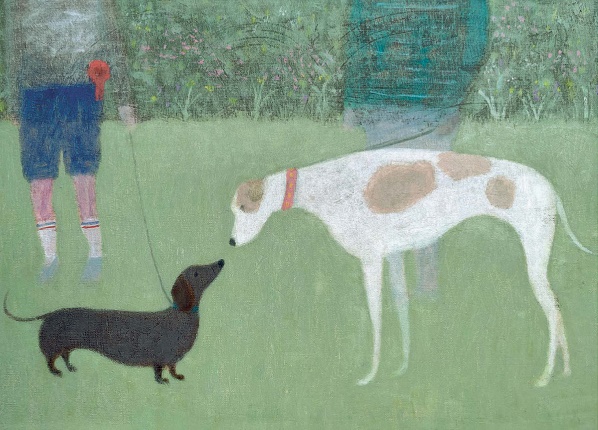 'Meeting at the Dog Show' by Emma McClure (B621) NEW