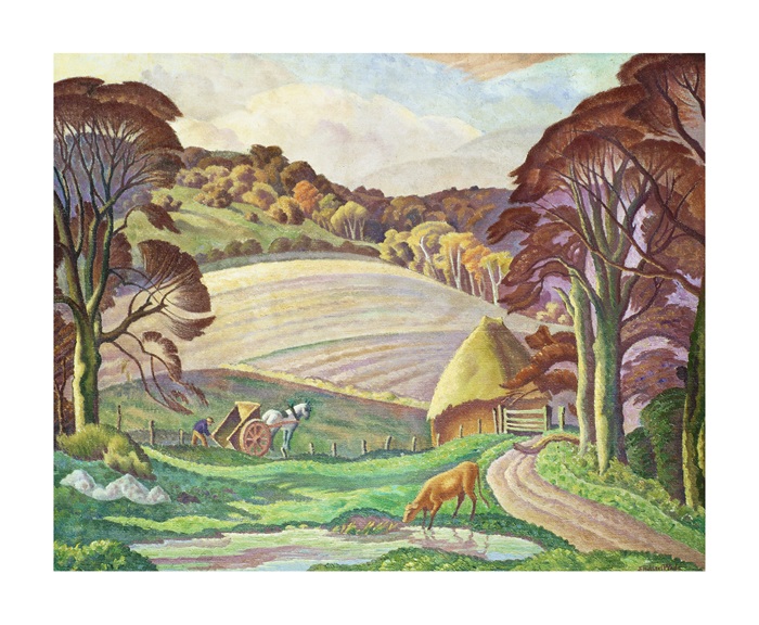 'Sussex Landscape' by Ethelbert White (1891 - 1972) (A192)