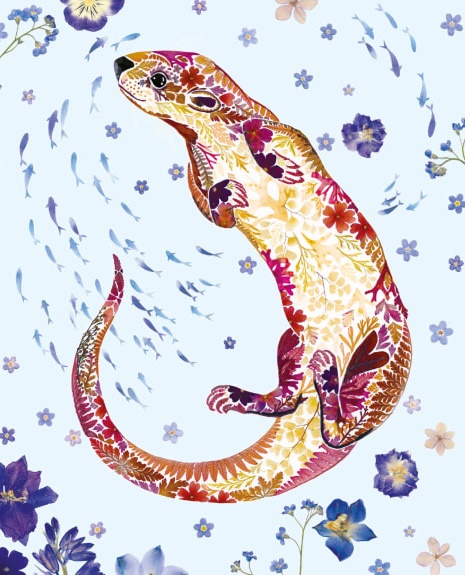 'Underwater Otter' by Helen Ahpornsiri (V220) NEW