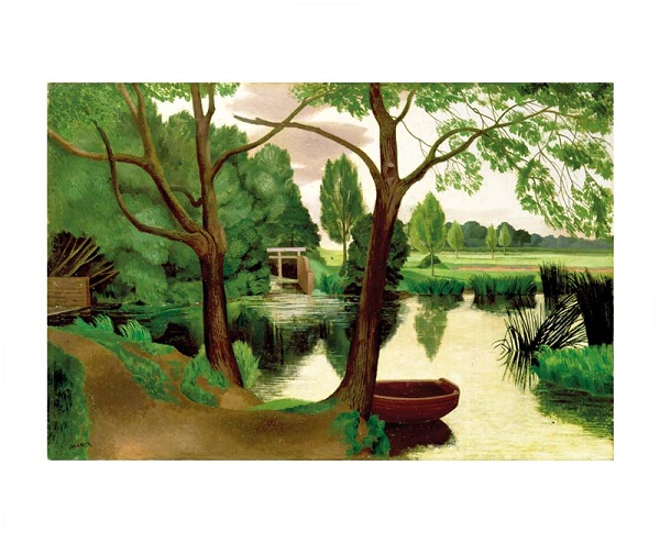 'Mill Pond Evening' c1933 by John Nash (1893-1977) (A061) NEW