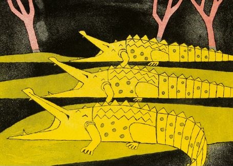 'Crocodiles' 1966-67 by Julian Trevelyan RA (C066) NEW