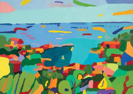 'LA LA Landscape' (Collioure) 2023 by Andreas Ruthi (C041) 
