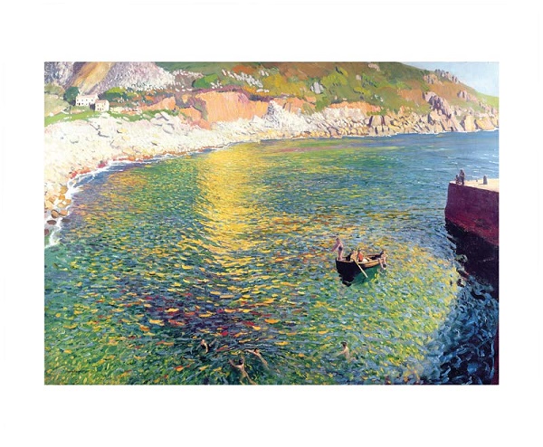 'Lamorna Cove' 1920 by Laura Knight (1887 - 1970) (A050) NEW