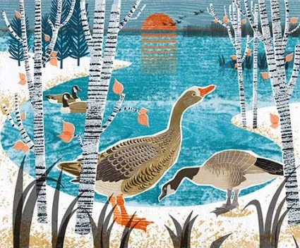 'Goose Lake' by Liane Payne (T140) NEW