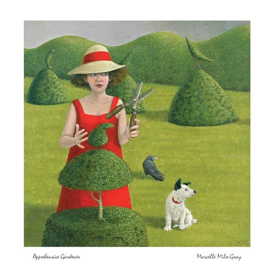 'Apprehensive Gardener' by Marcelle Milo-Gray (J070)