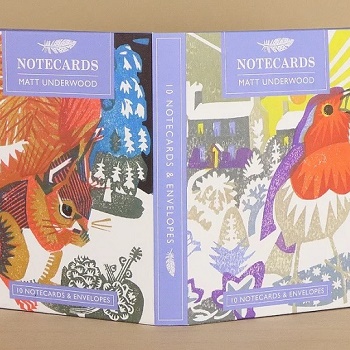 Christmas/Winter Printmakers & 20th Century Artists Notelets (All Blank)